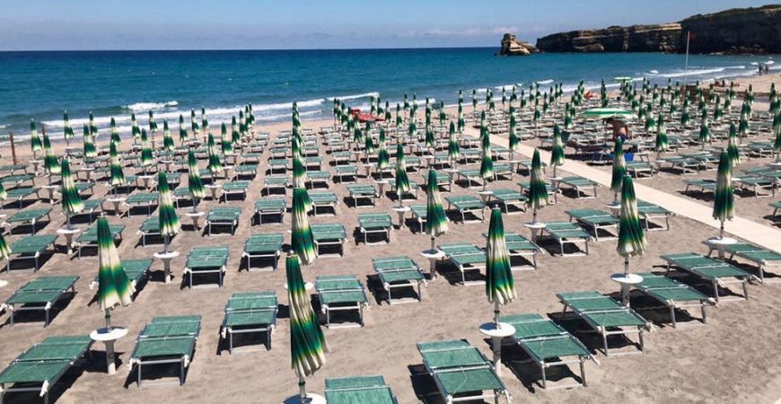 torre dell orso lido sorgente 1 - Lidi Balneari SUP Attrezzatura Sport Mare - Stabilimenti Mare Lago Mondo Balneare